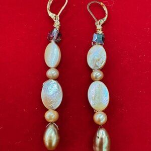 Fresh Water Pearl Earrings - Holiday Sale